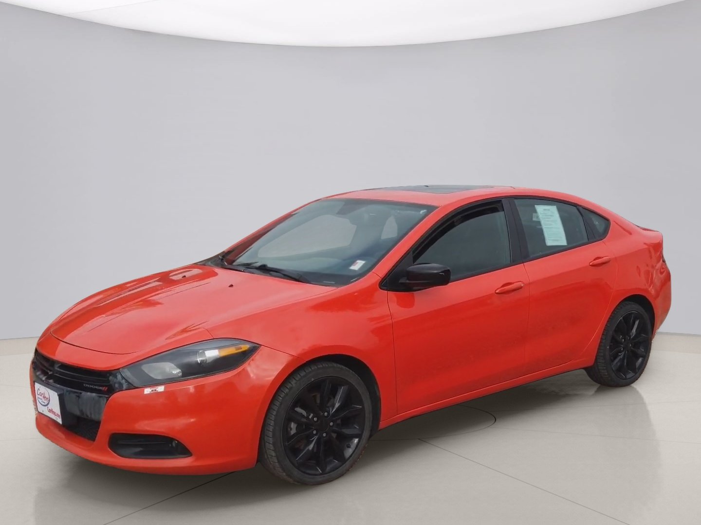 Used 2016 Orange Dodge SXT image 1