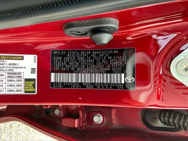 Used 2024 Red Toyota SE image 20