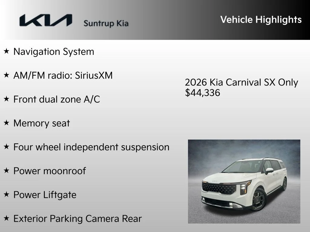 2026 Kia Carnival SX - Photo 7