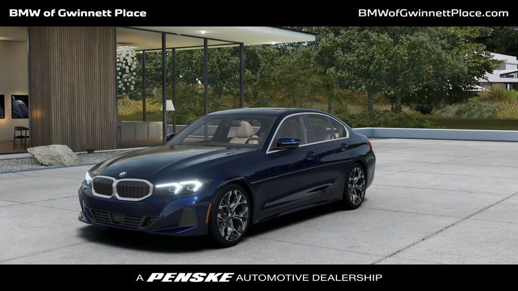 New 2026 Blue BMW 330i image 1