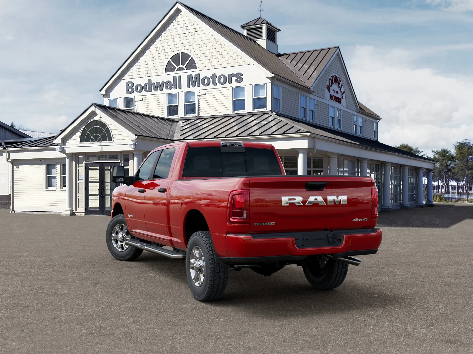 New 2026 Flame Red Clearcoat RAM Big Horn Crew Cab 4x4 6