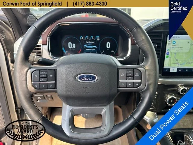 Used 2022 White Metallic Ford Lariat image 11