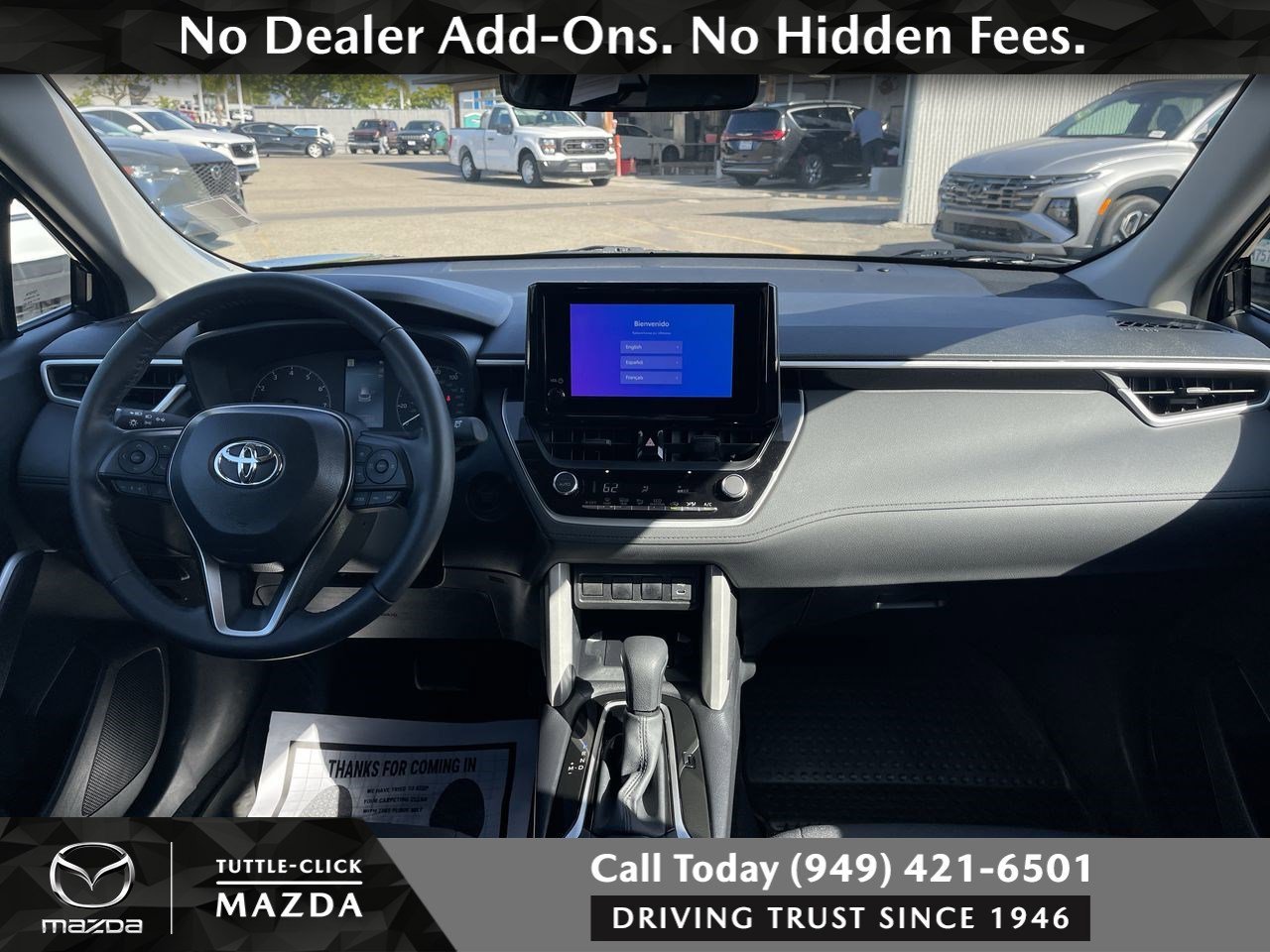 Used 2025 JET BLACK Toyota LE image 12