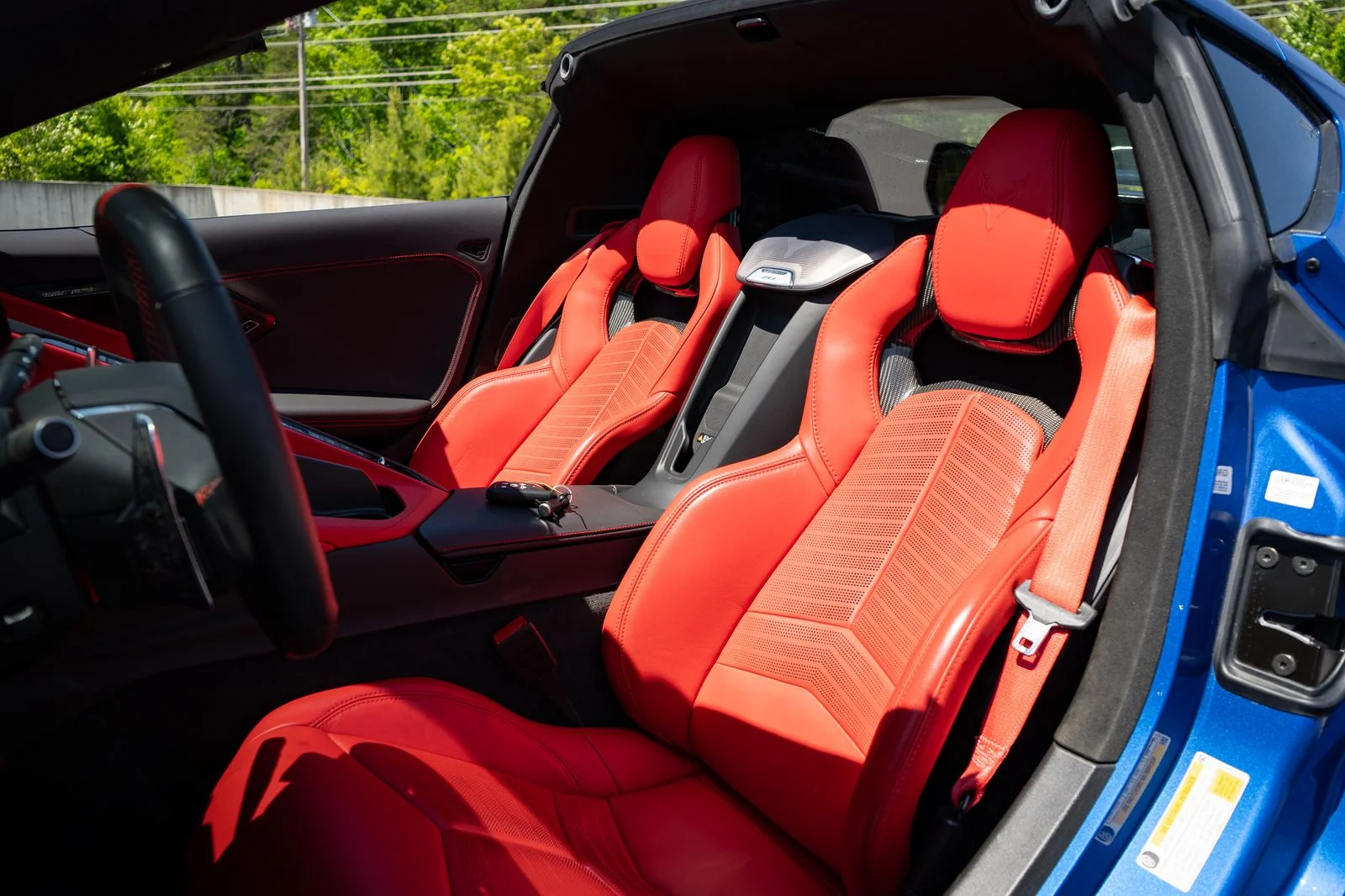 Used 2023 Blue Metallic Chevrolet Stingray image 34