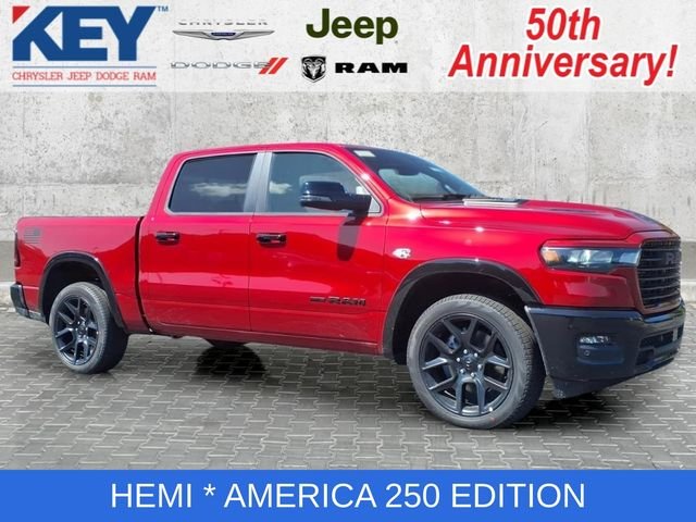 New 2026 Molten Red Pearl-Coat Exterior Paint RAM Laramie image 1