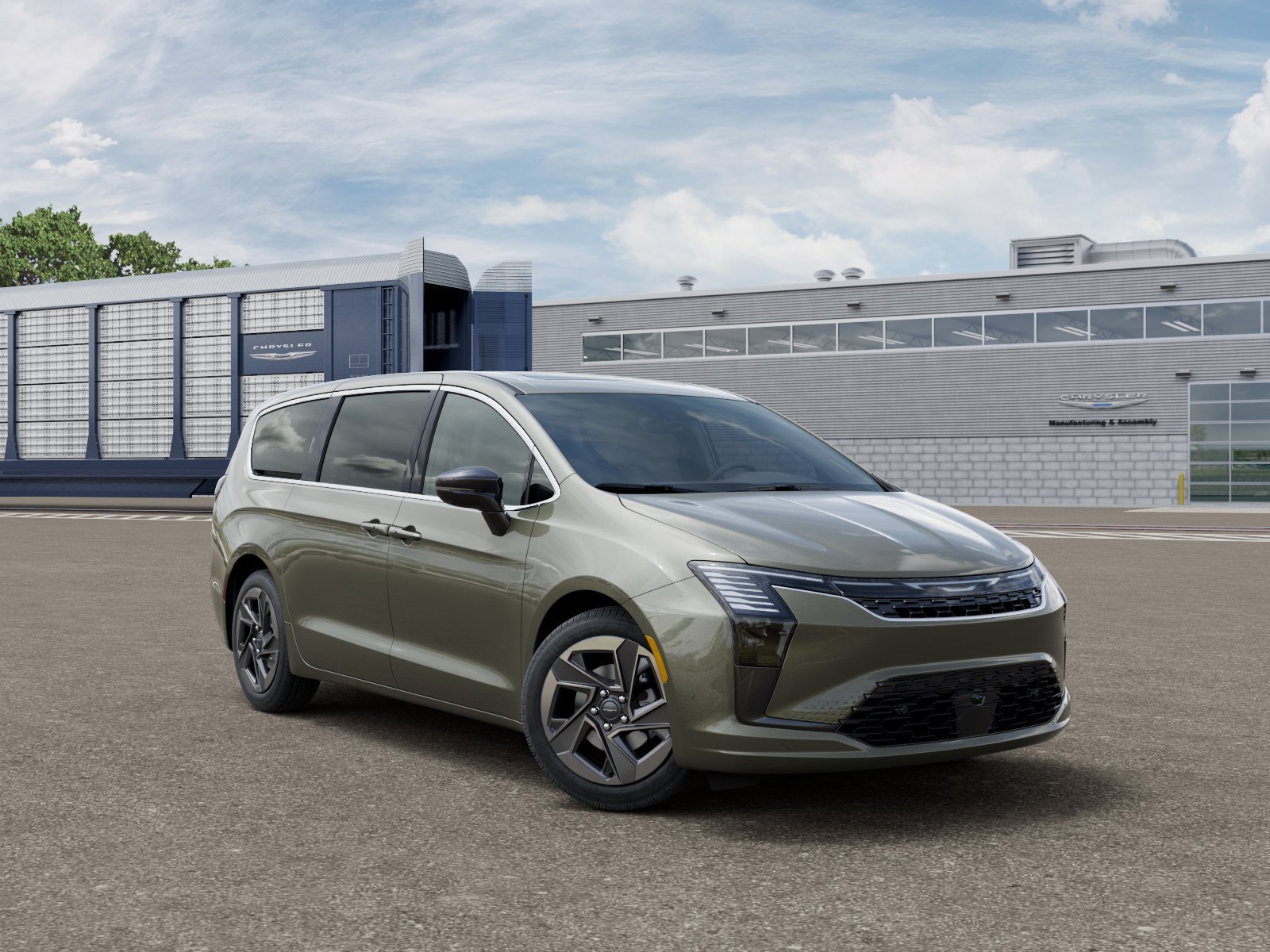 New 2027 Olive Green Pearl-Coat Exterior Paint Chrysler Limited image 3