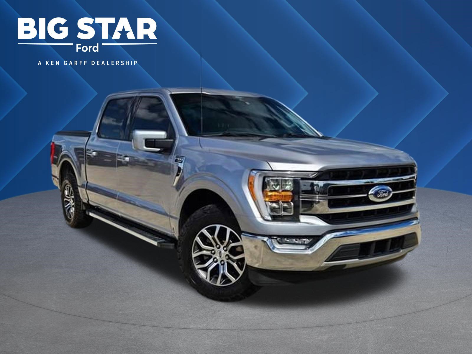 Used 2022 Iconic Silver Metallic Ford Lariat image 1