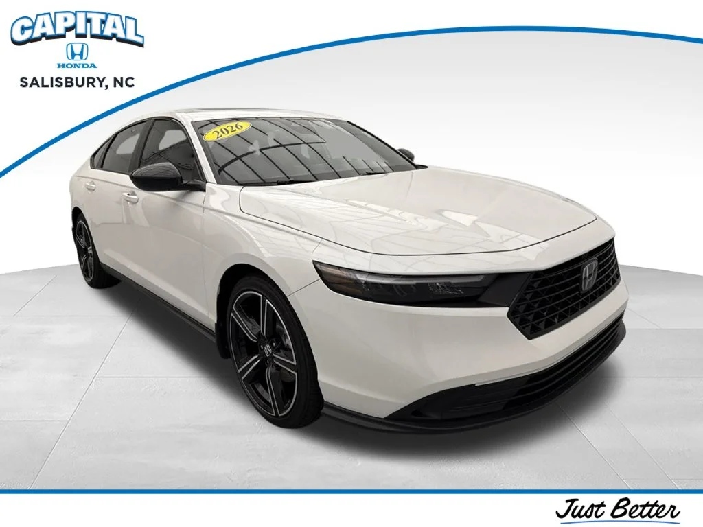 New 2026 Platinum White Pearl Honda Sport image 1