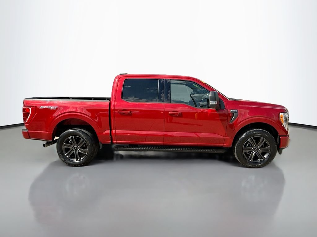 Used 2022 RAPID RED MET TINTED CC Ford XLT image 8