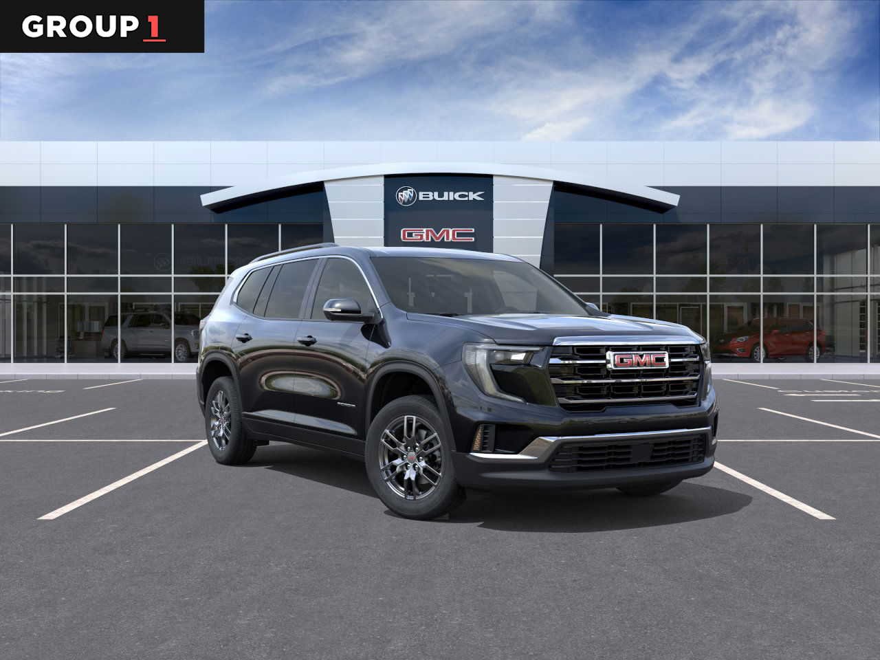 Black (Ebony Twilight Metallic) 2026 GMC Acadia Elevation FWD SUV / Crossover Front-Wheel Drive