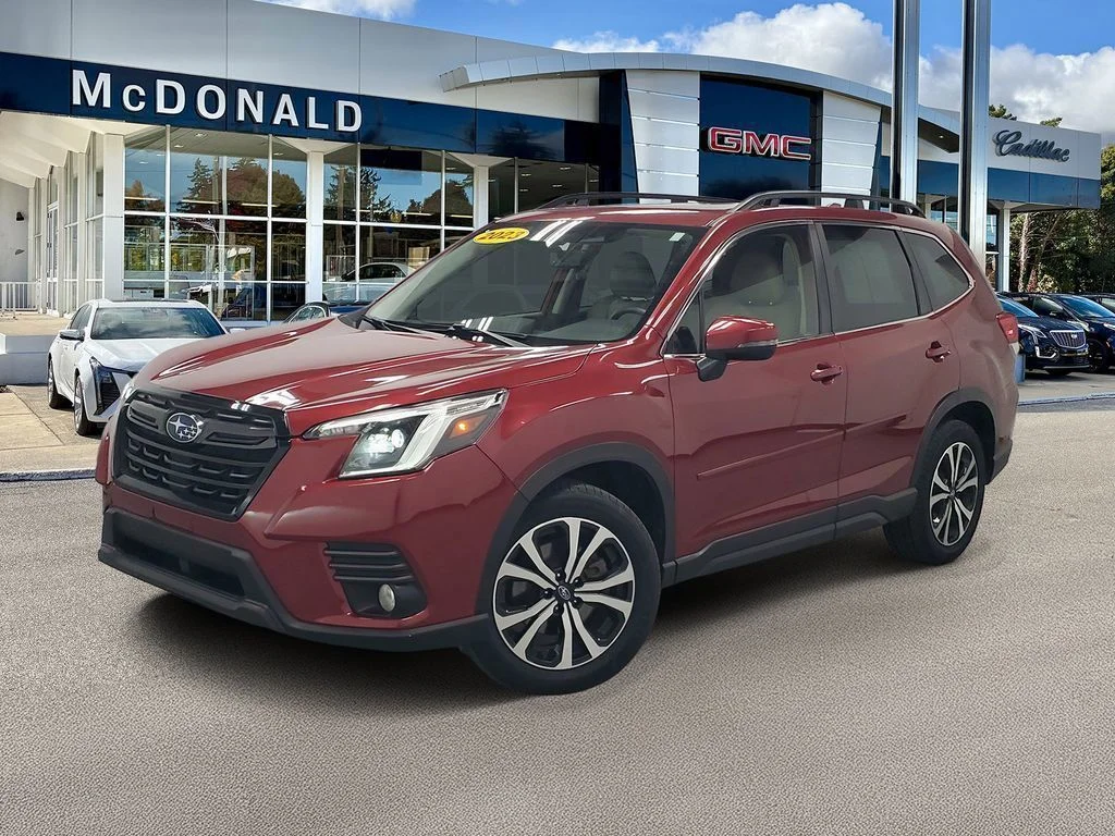 Used 2023 Red Subaru Limited image 3