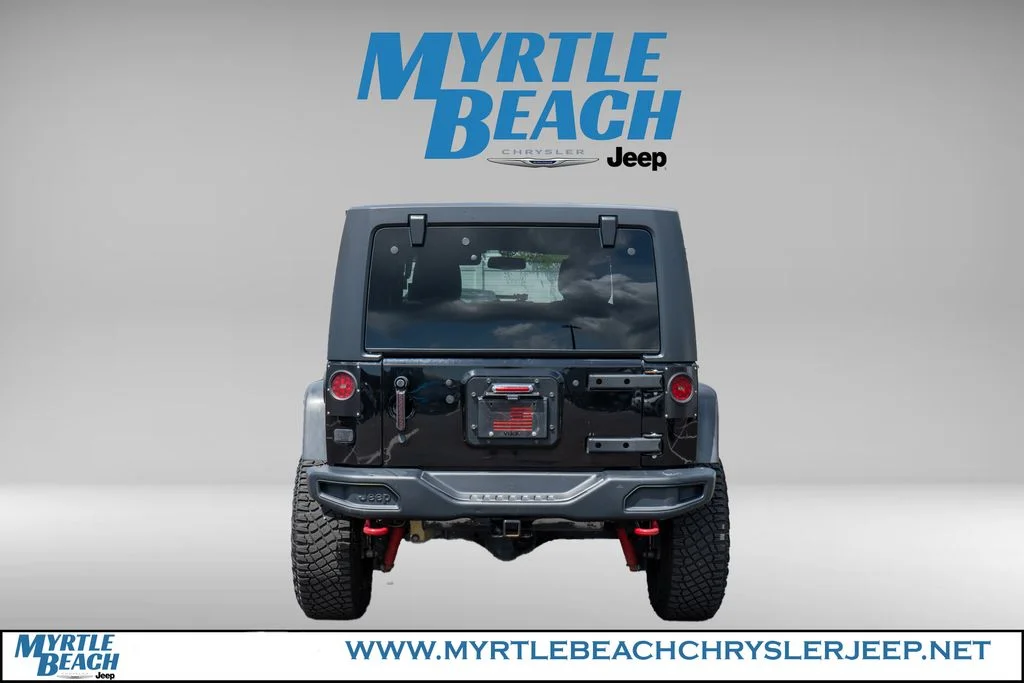 Used 2017 Black Clearcoat Jeep Unlimited Rubicon image 5