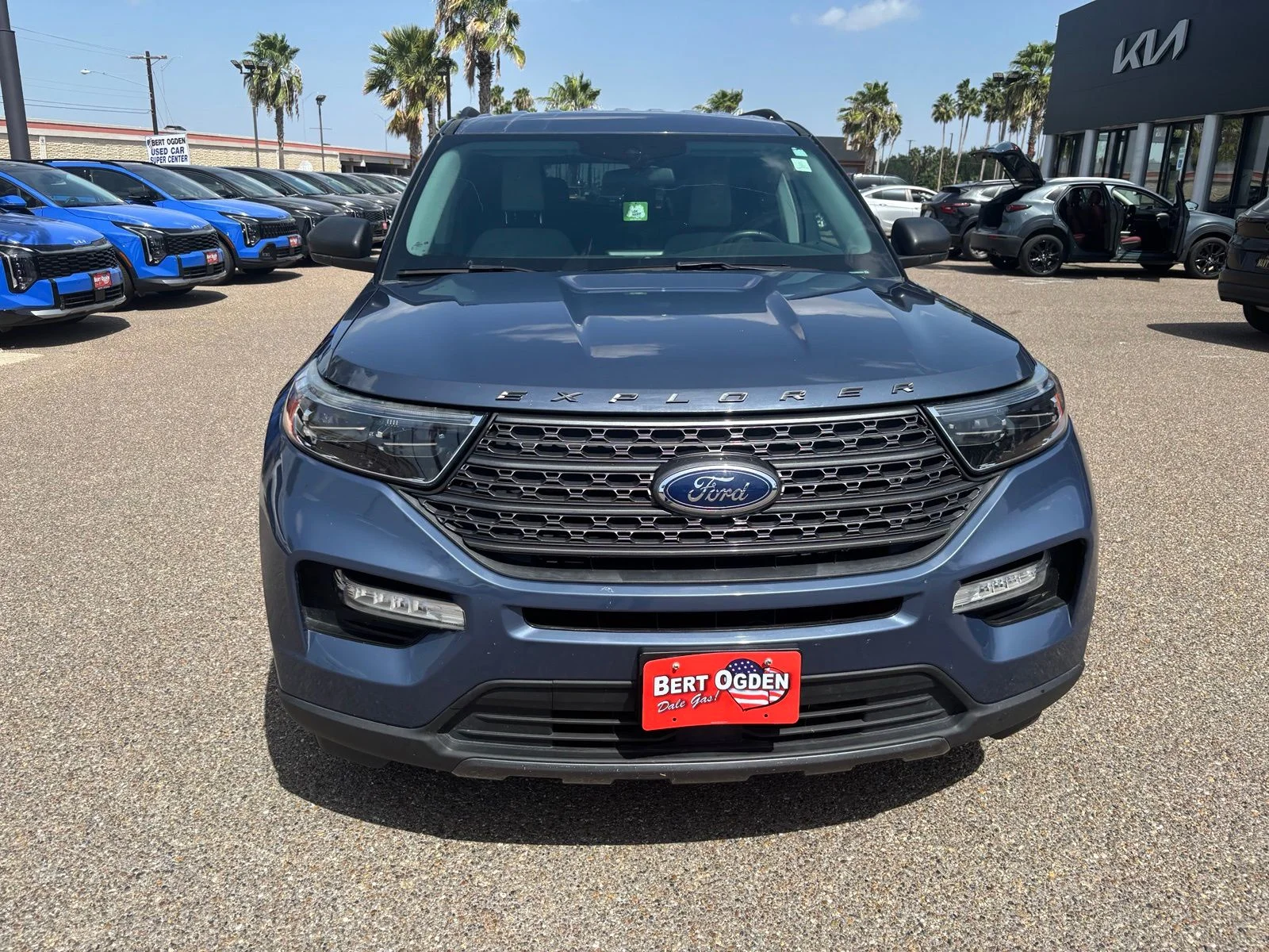 Used 2021 Blue Ford XLT image 2