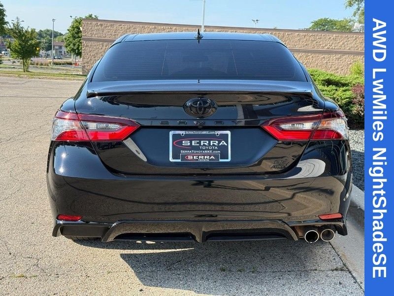 Used 2022 Midnight Black Metallic Toyota SE Nightshade image 5