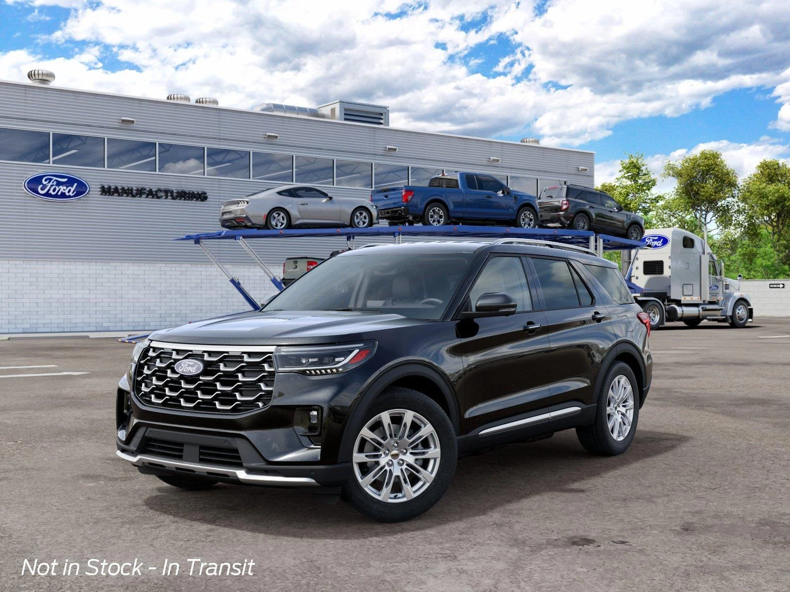 New 2027 Agate Black Metallic Ford Platinum™ image 3