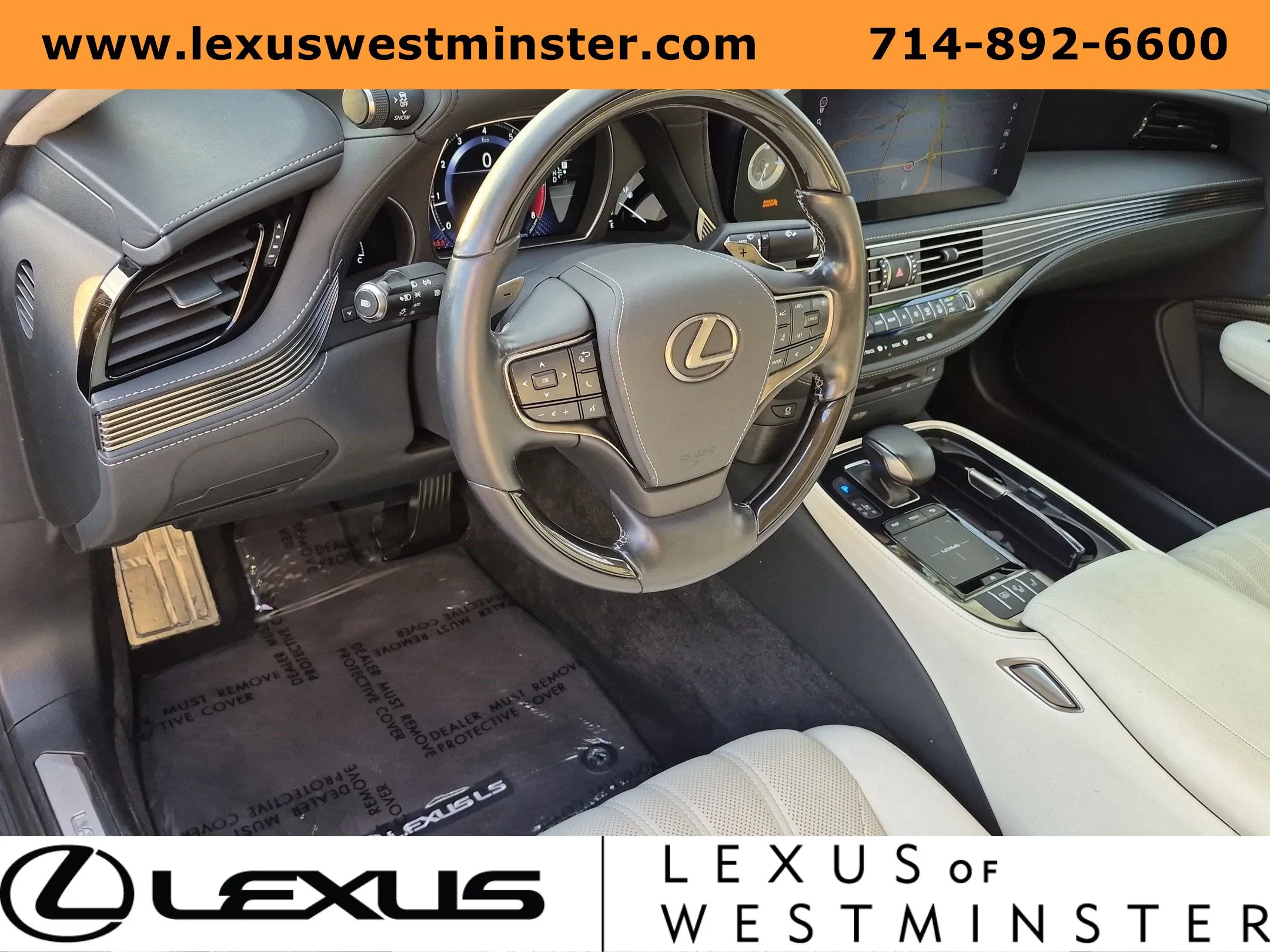 Certified Used 2021 Blue Lexus LS 500 image 17