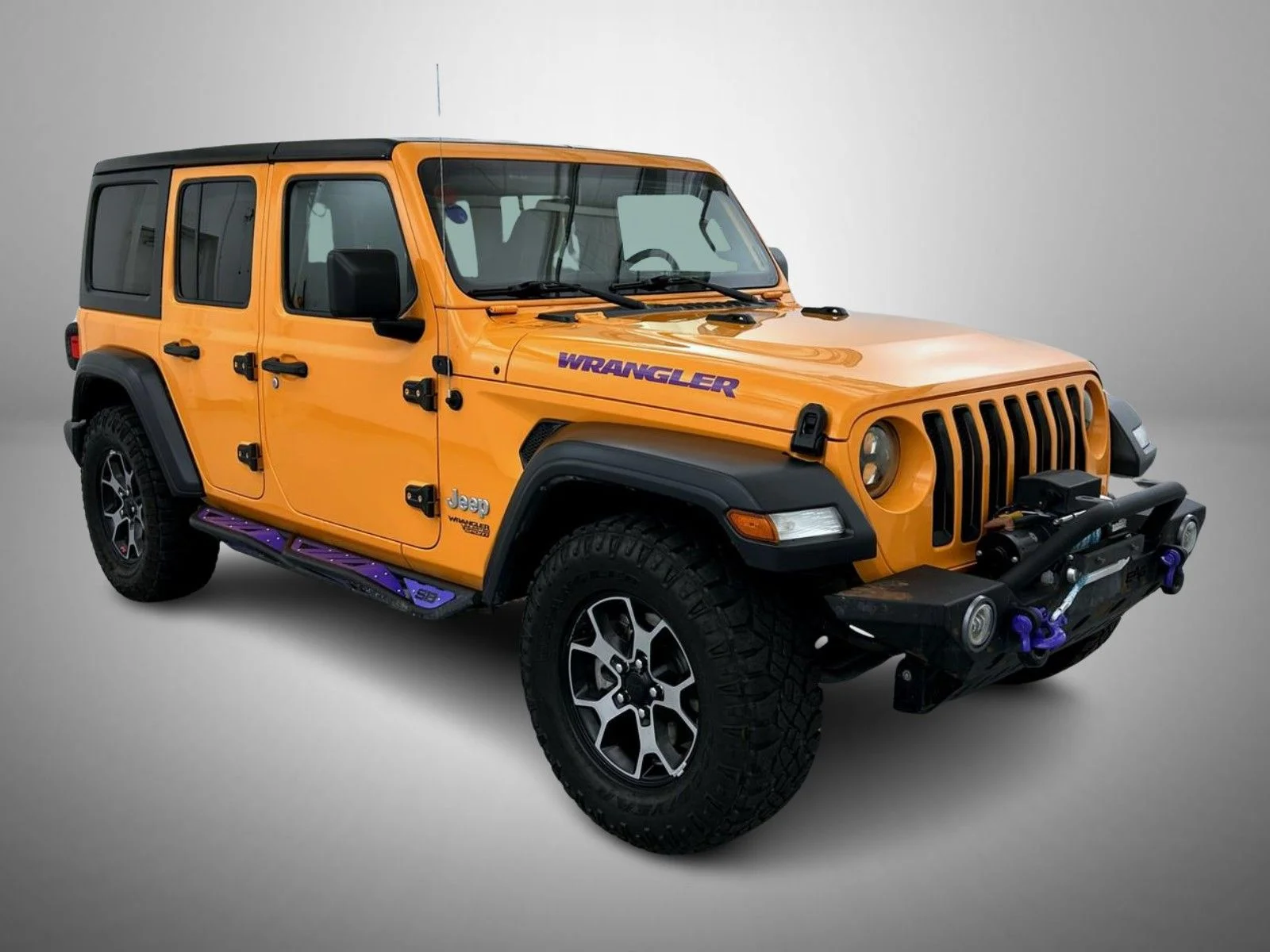 Used 2018 Orange Jeep Unlimited Sport S image 3