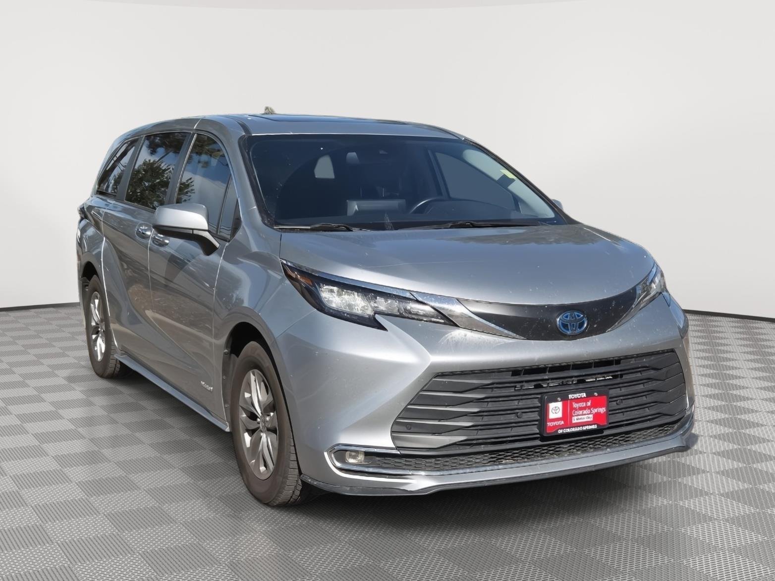 Used 2021 Celestial Silver Metallic Toyota XLE image 1
