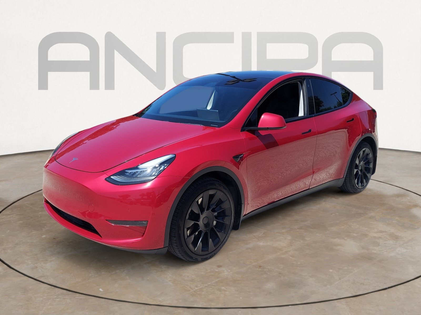 Used 2020 Red Multi-Coat Tesla Long Range image 5