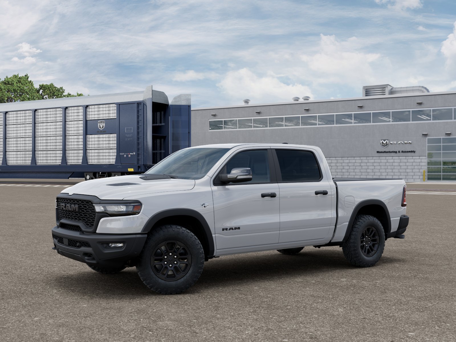 New 2026 Bright White Clear-Coat Exterior Paint RAM Rebel image 20