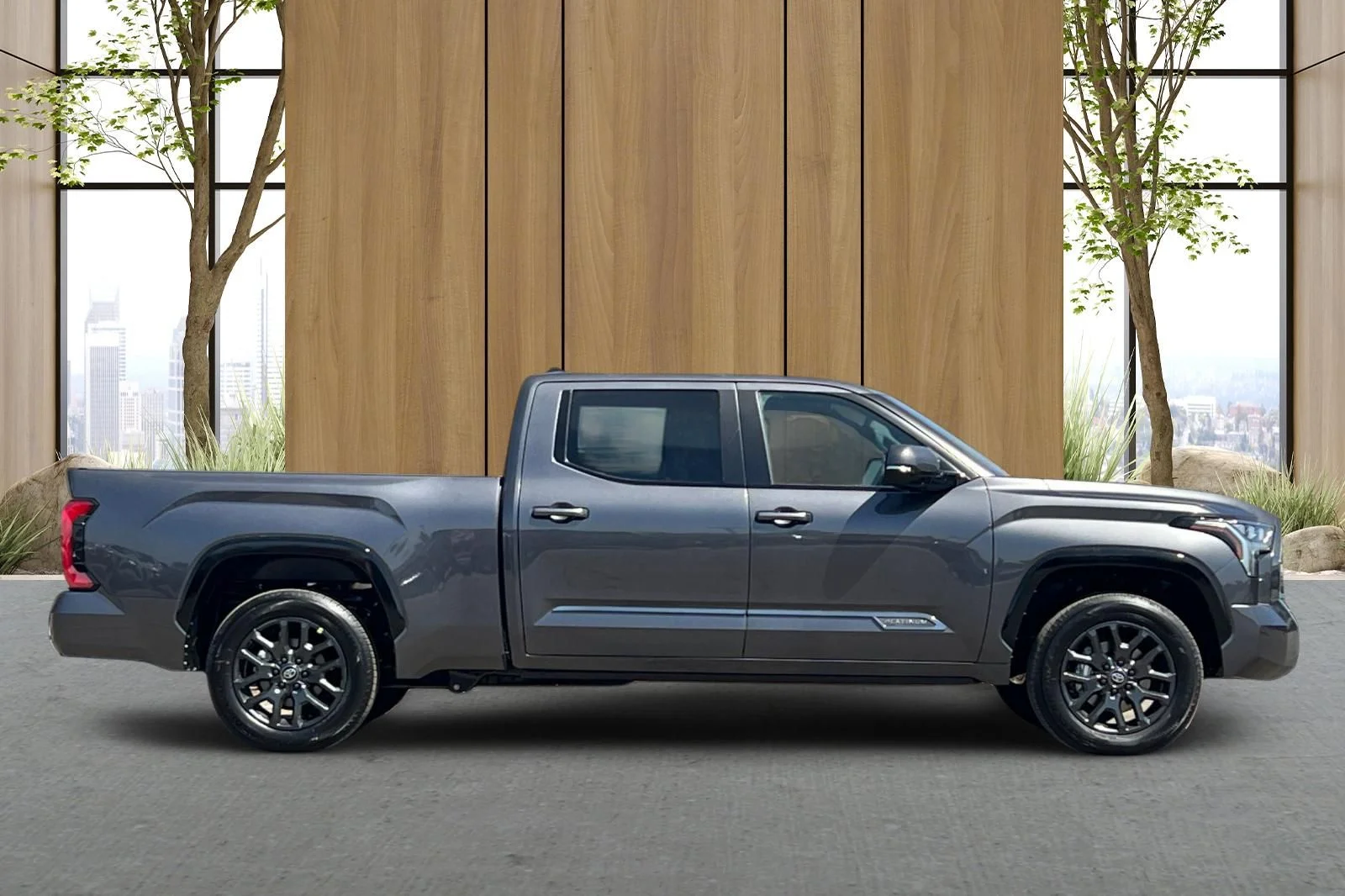 New 2026 Gray Toyota Platinum image 3