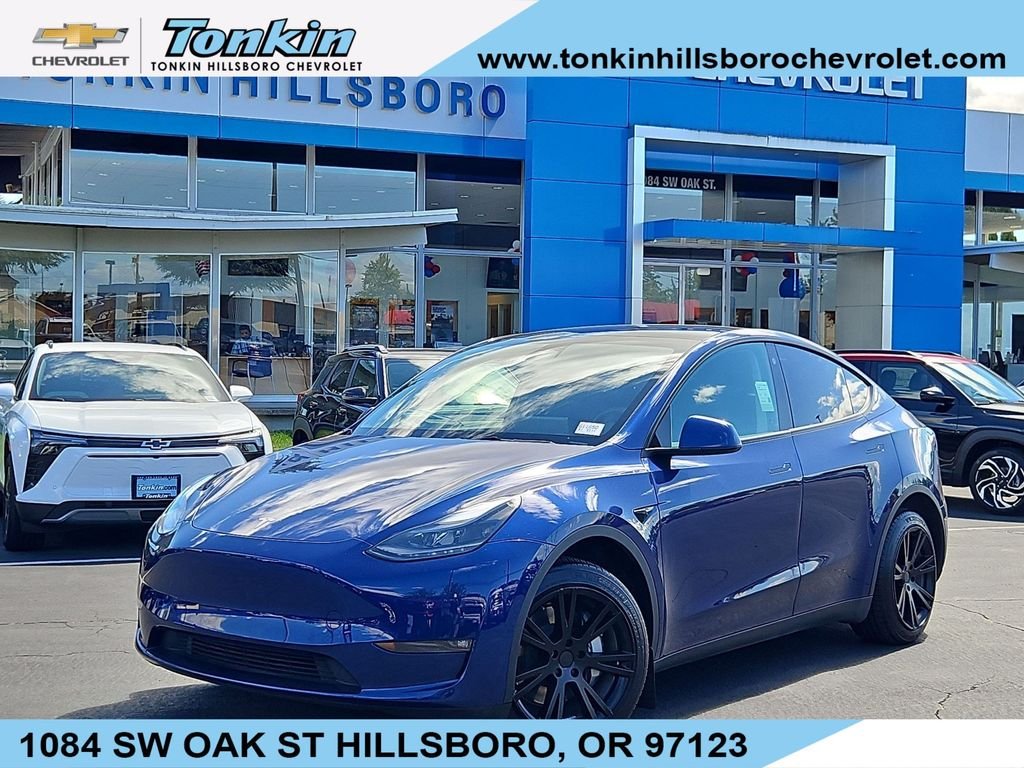 Used 2023 Blue Tesla Long Range image 1