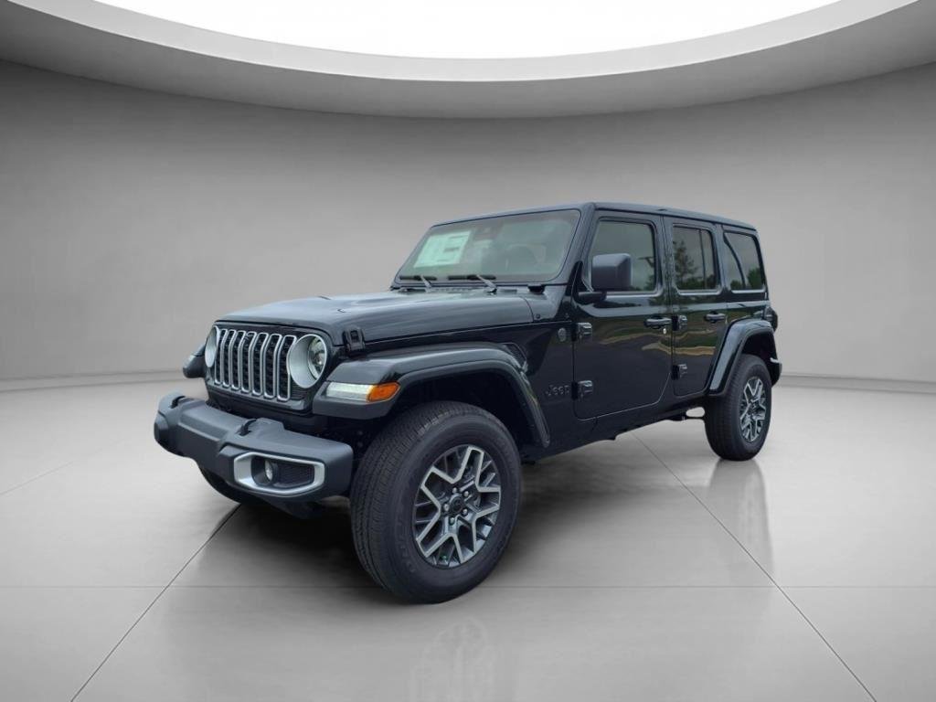 Used 2025 Black Clearcoat Jeep Sahara image 1
