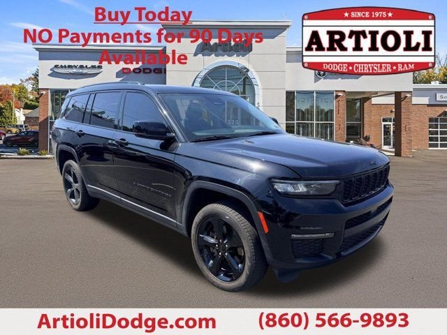 Certified Used 2024 Black Jeep Limited image 1