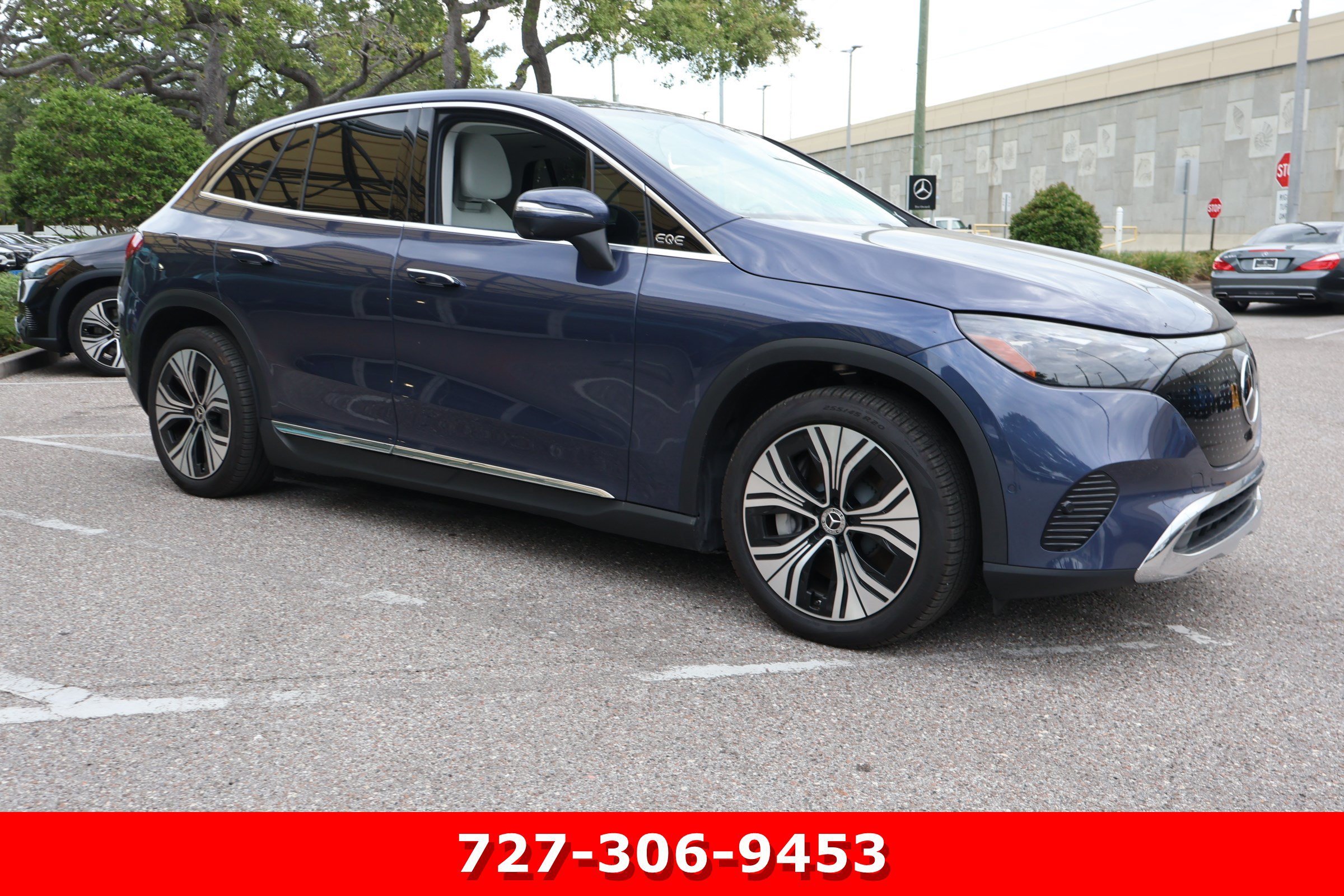 Certified Used 2025 Twilight Blue Metallic Mercedes-Benz EQE 350+ image 12