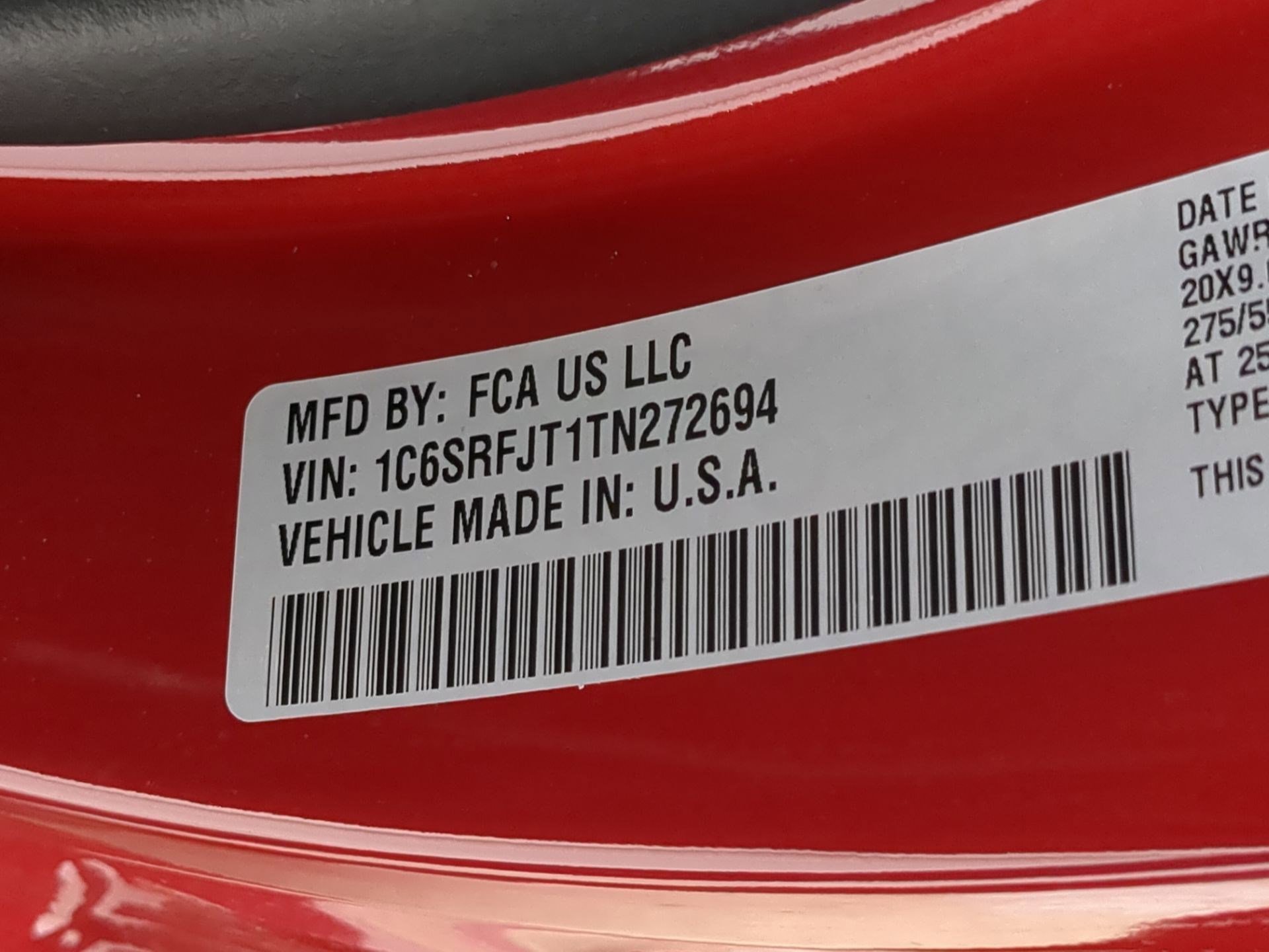 New 2026 Molten Red Pearl-Coat Exterior Paint RAM Laramie image 19
