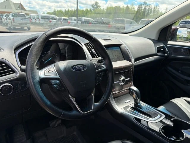 Used 2018 Burgundy Velvet Metallic Tinted Clearcoat Ford Titanium image 10