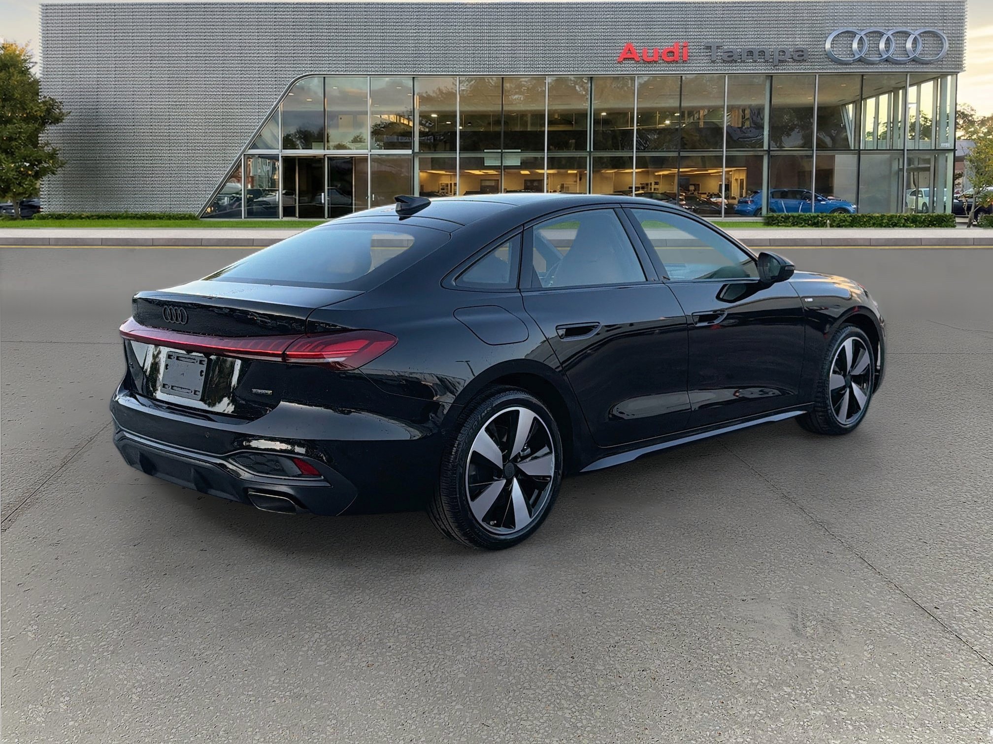 New 2026 Mythos Black Metallic Audi Premium Plus image 3