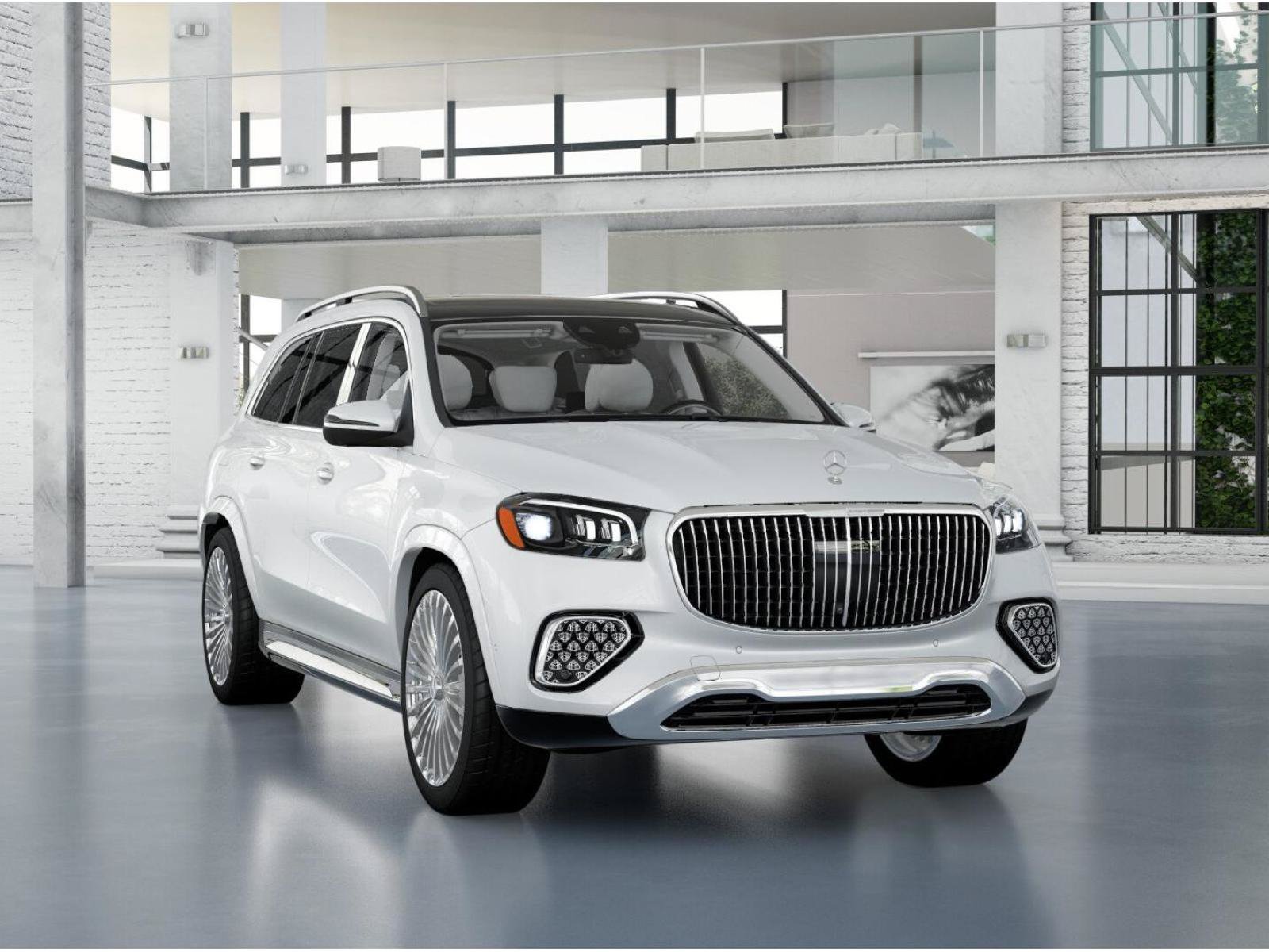 New 2026 MANUFAKTUR Moonlight White Metallic Mercedes-Benz Maybach GLS 600 image 9