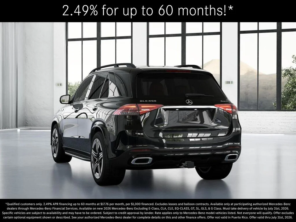 New 2026 Obsidian Black Metallic Mercedes-Benz GLE 450 image 27