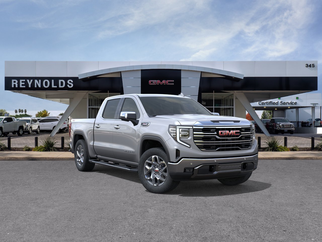 New 2026 Sterling Metallic GMC SLT image 1