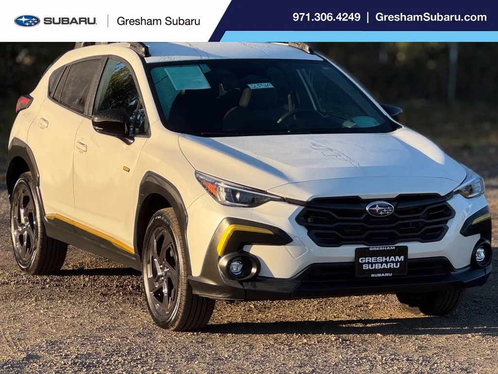 Certified Used 2025 White Subaru Sport image 1