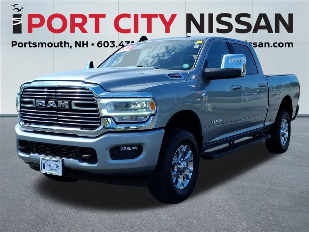 Used 2024 Billet Silver Metallic Ram Laramie level 1 w/safety group & cummins 6.7l diesel image 40