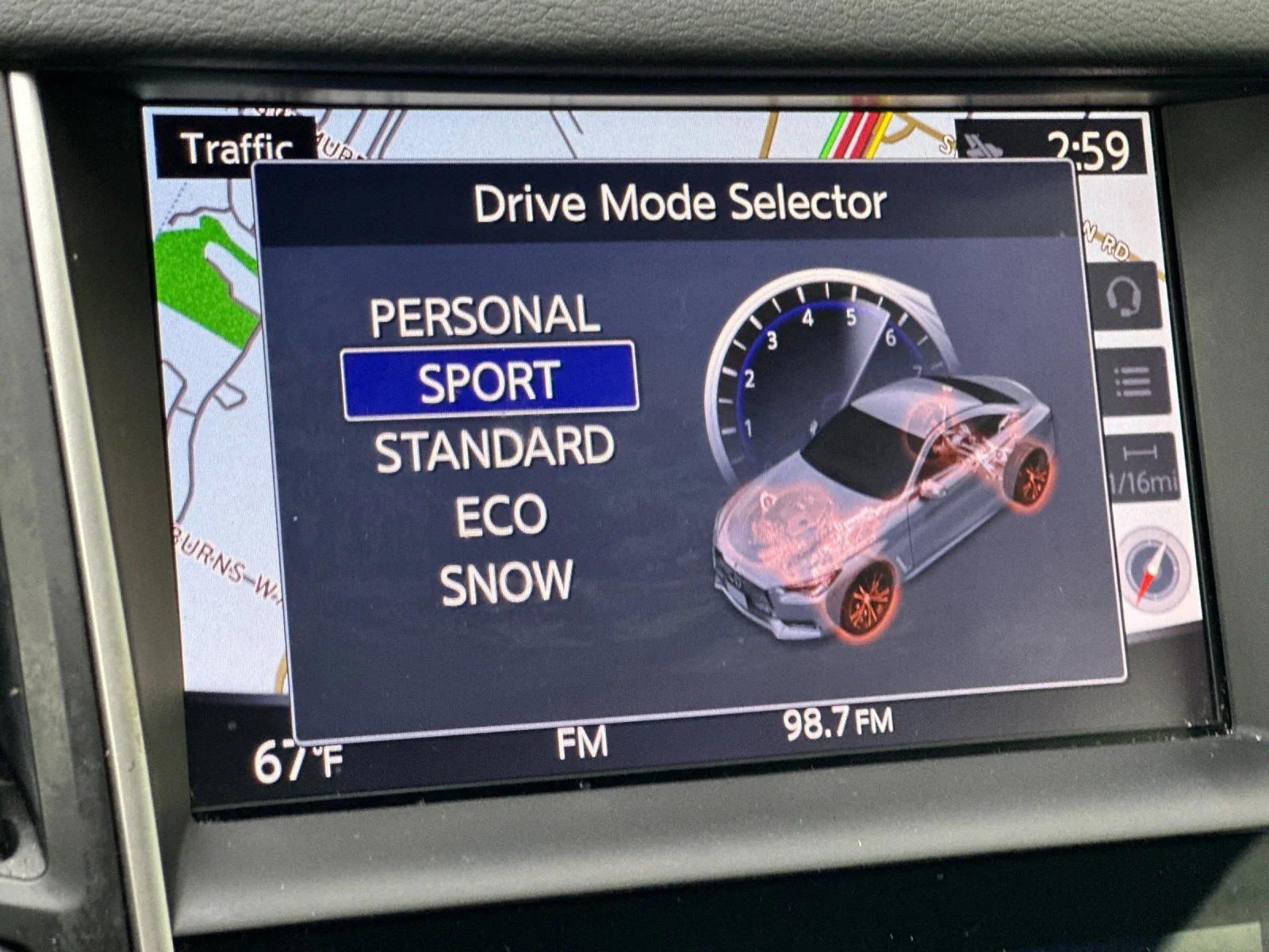 Used 2018 Graphite Shadow INFINITI 3.0t LUXE image 26