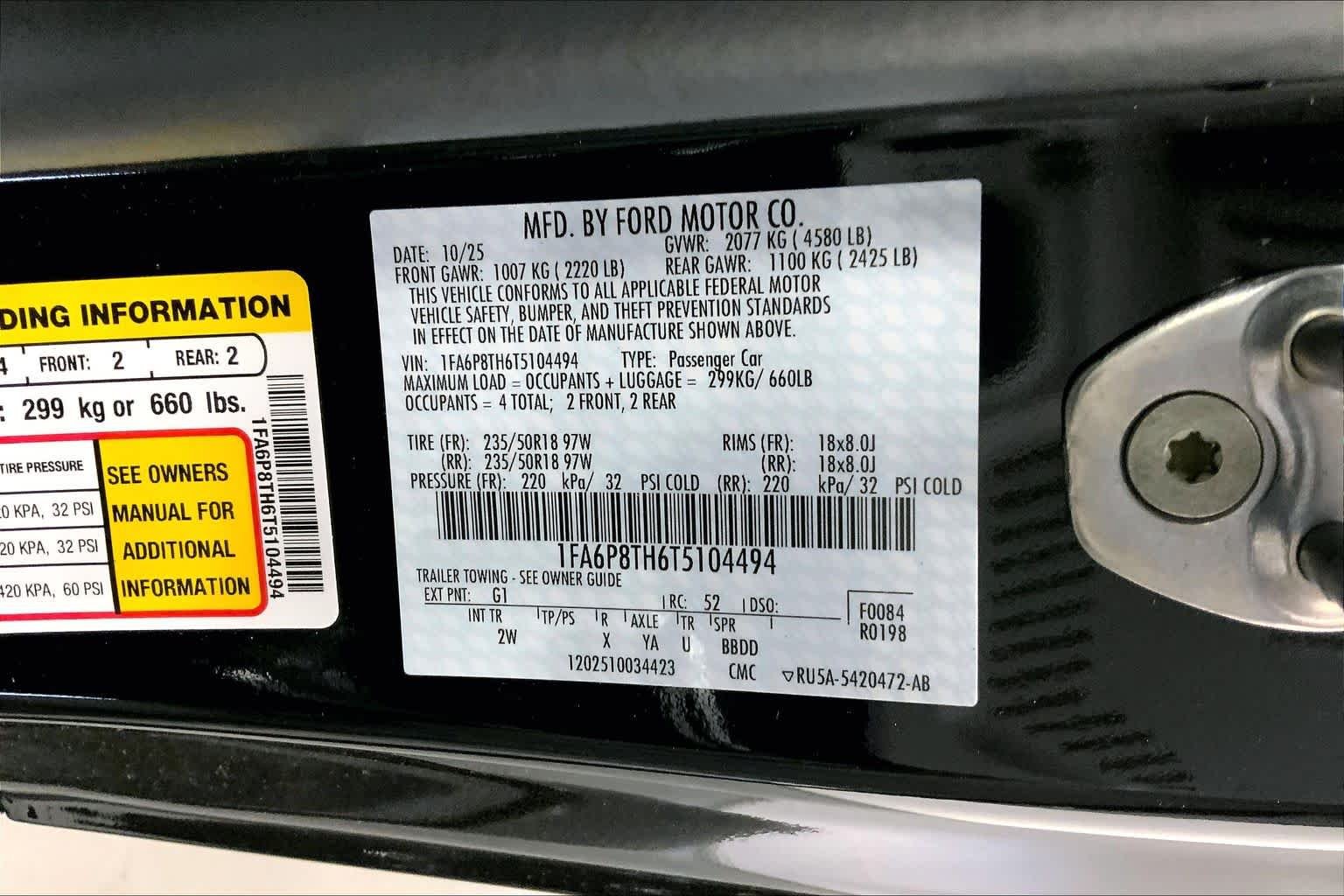 New 2026 Shadow Black Ford EcoBoost® Fastback image 20