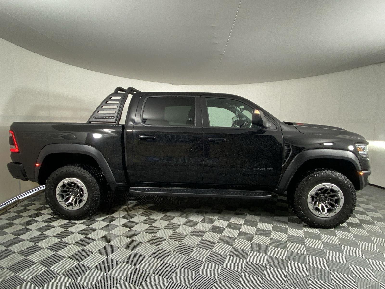 Used 2023 Diamond Black Crystal Pearlcoat Ram TRX image 3