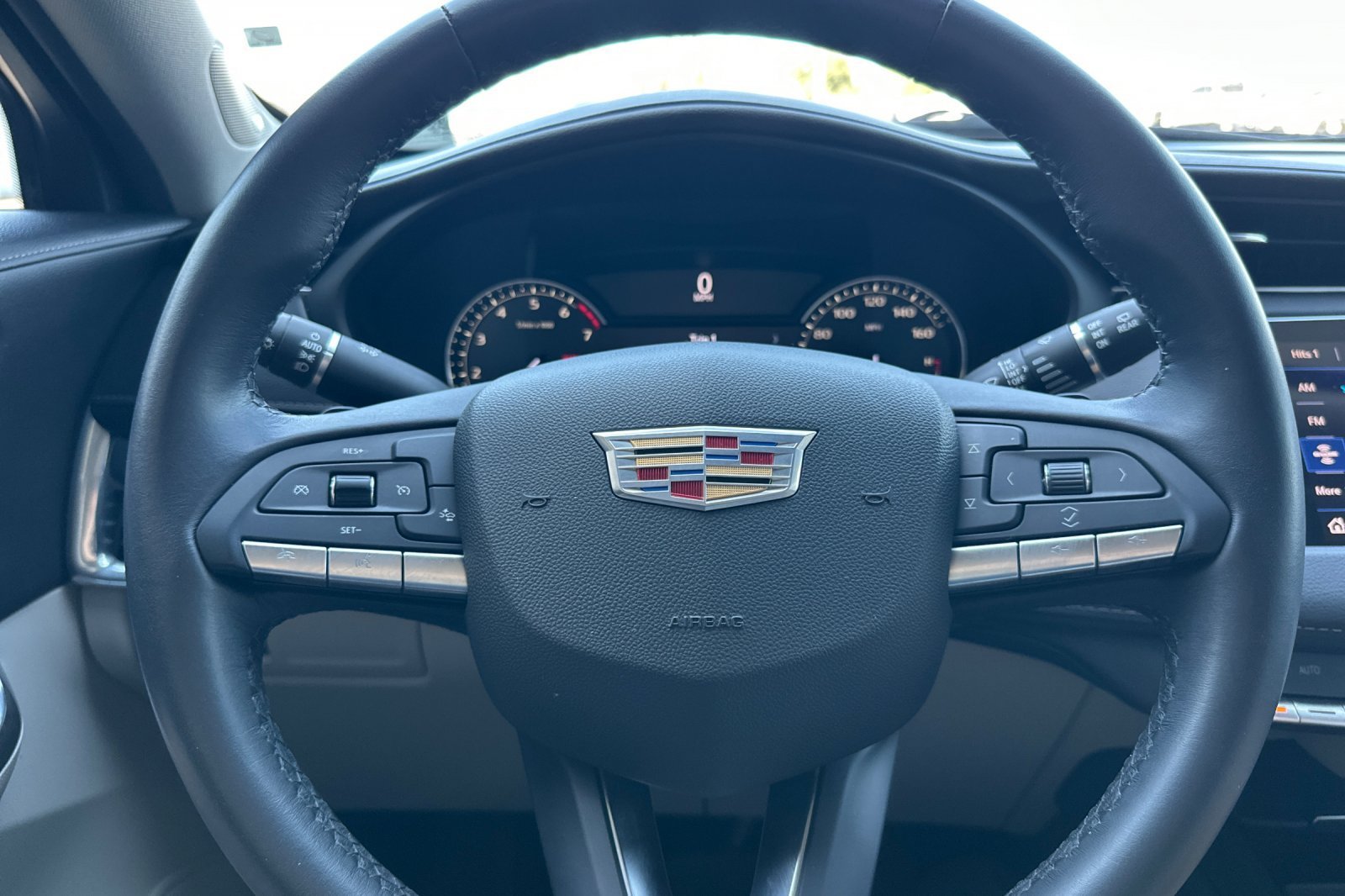 Used 2021 Stellar Black Metallic Cadillac FWD Luxury image 23