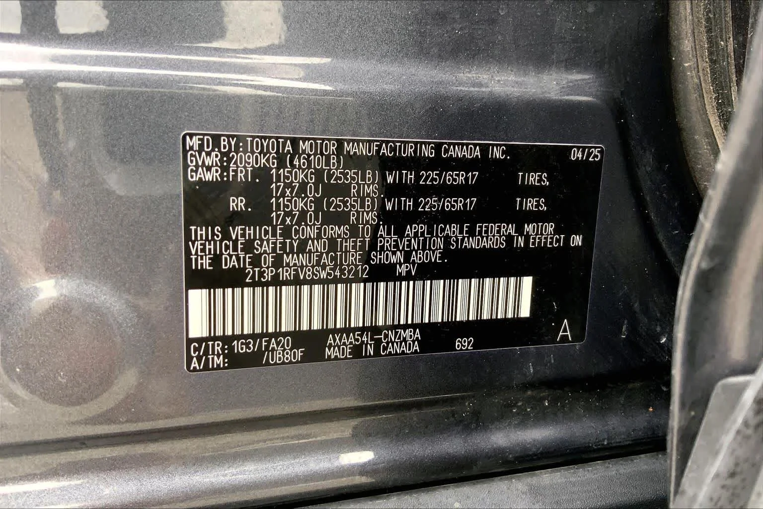 Used 2025 Magnetic Gray Metallic Toyota XLE image 36