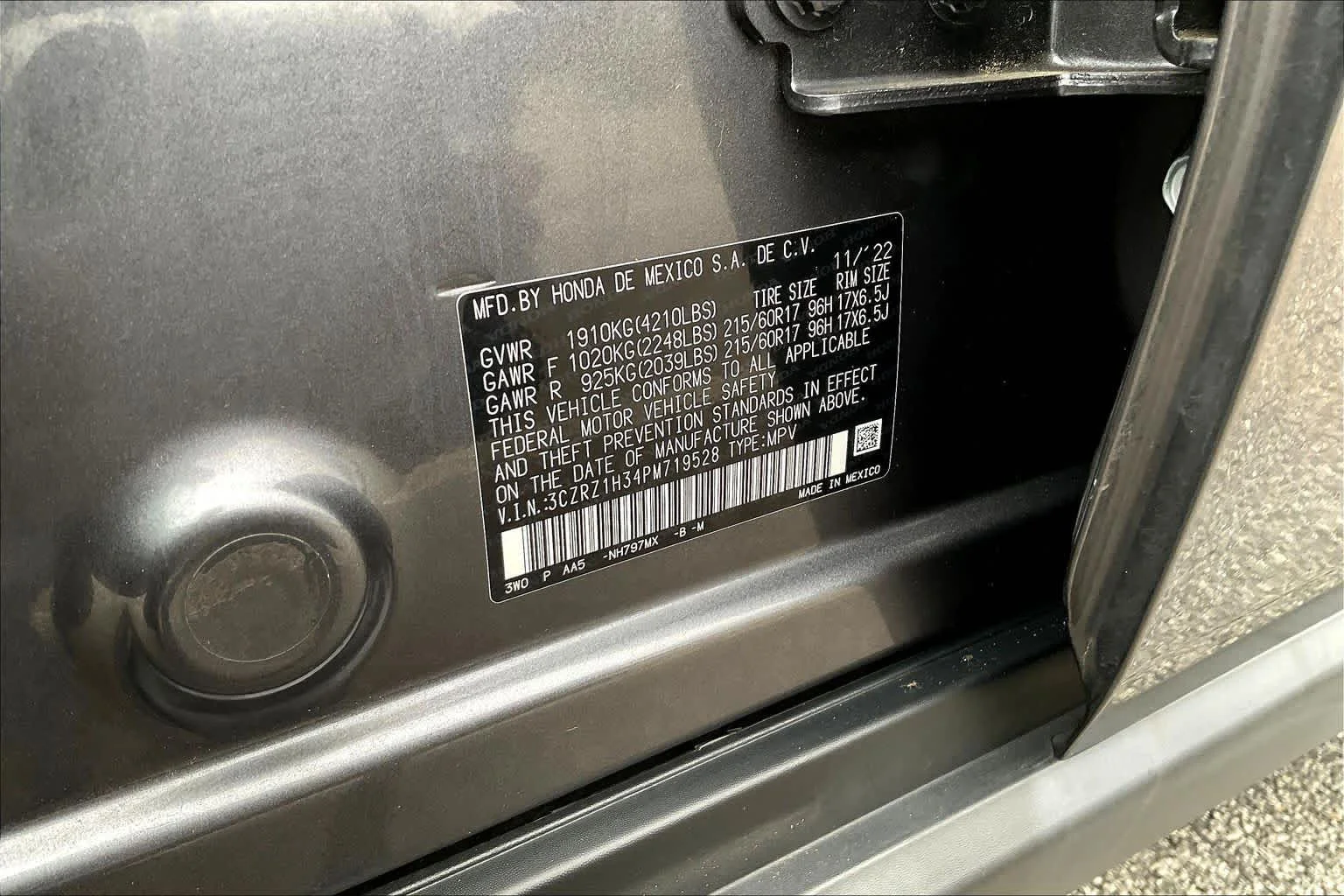 Used 2023 Modern Steel Metallic Honda LX image 32
