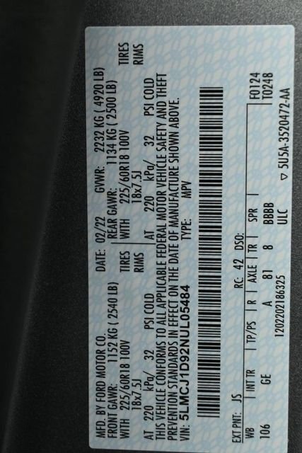 2022 LINCOLN CORSAIR - Image 35