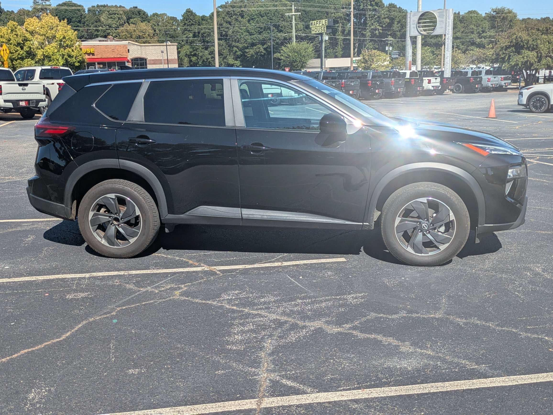 Used 2025 Black Nissan SV image 2