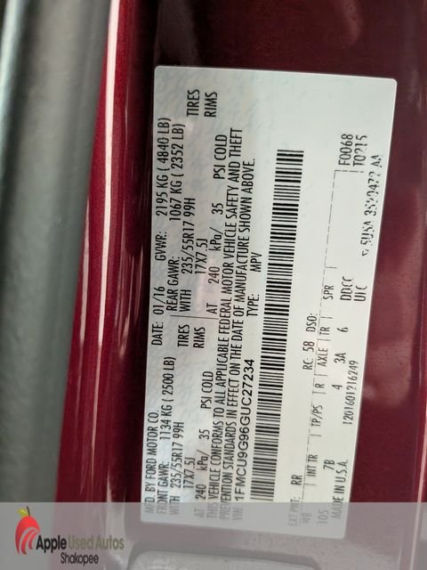 Used 2016 Red Ford SE image 37