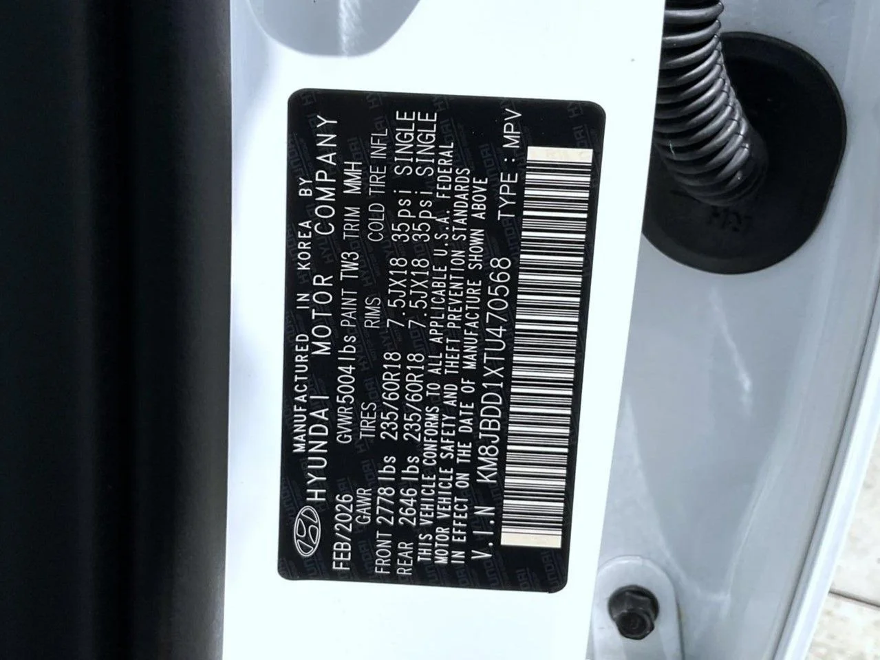 New 2026 White Hyundai SEL image 26