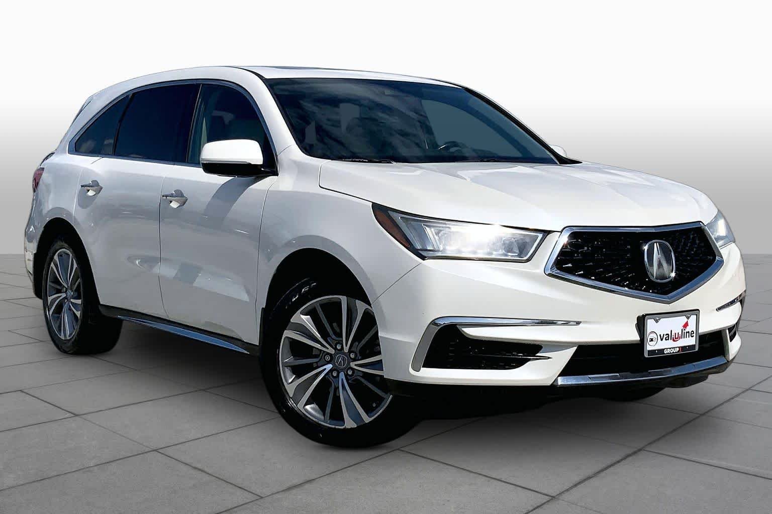 Used 2017 White Diamond Pearl Acura w/Technology Pkg image 3