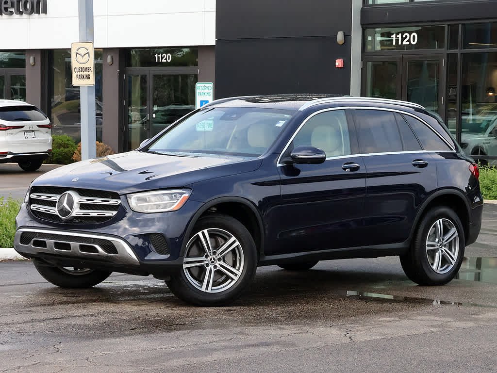 Used 2022 Lunar Blue Metallic Mercedes-Benz GLC 300 image 2