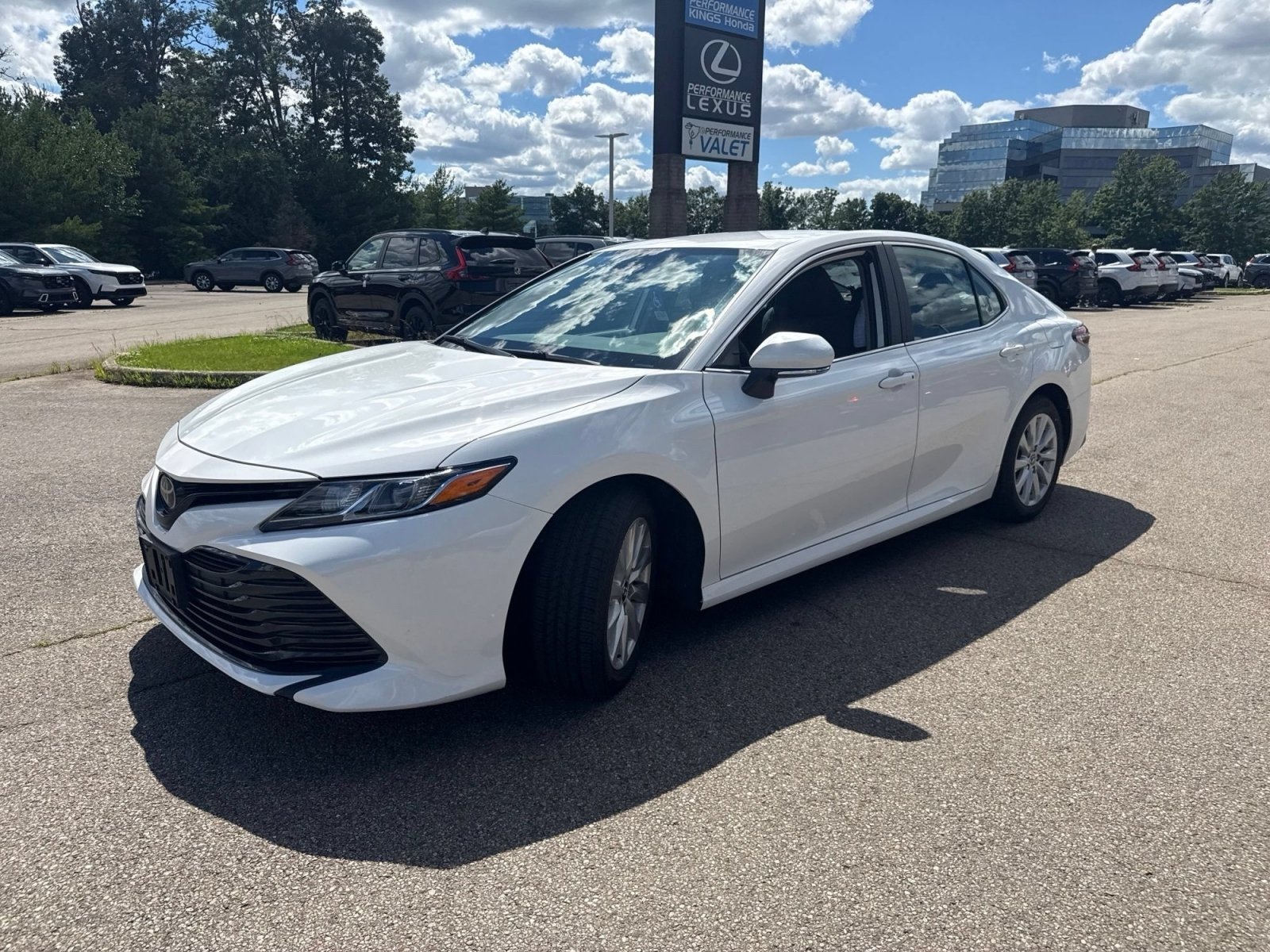 Used 2020 Super White Toyota LE image 14